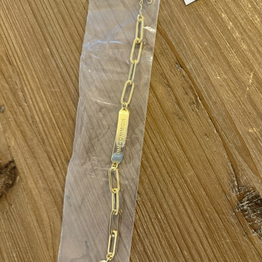 NWT Adjustable “Uncommon” Gold Vermeil Chain Bracelet - Picture 5 of 7